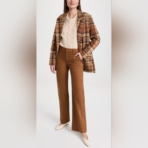 A.L.C. Women's  dark Brown Lawrence Pant NWOT - Picture 1 of 8